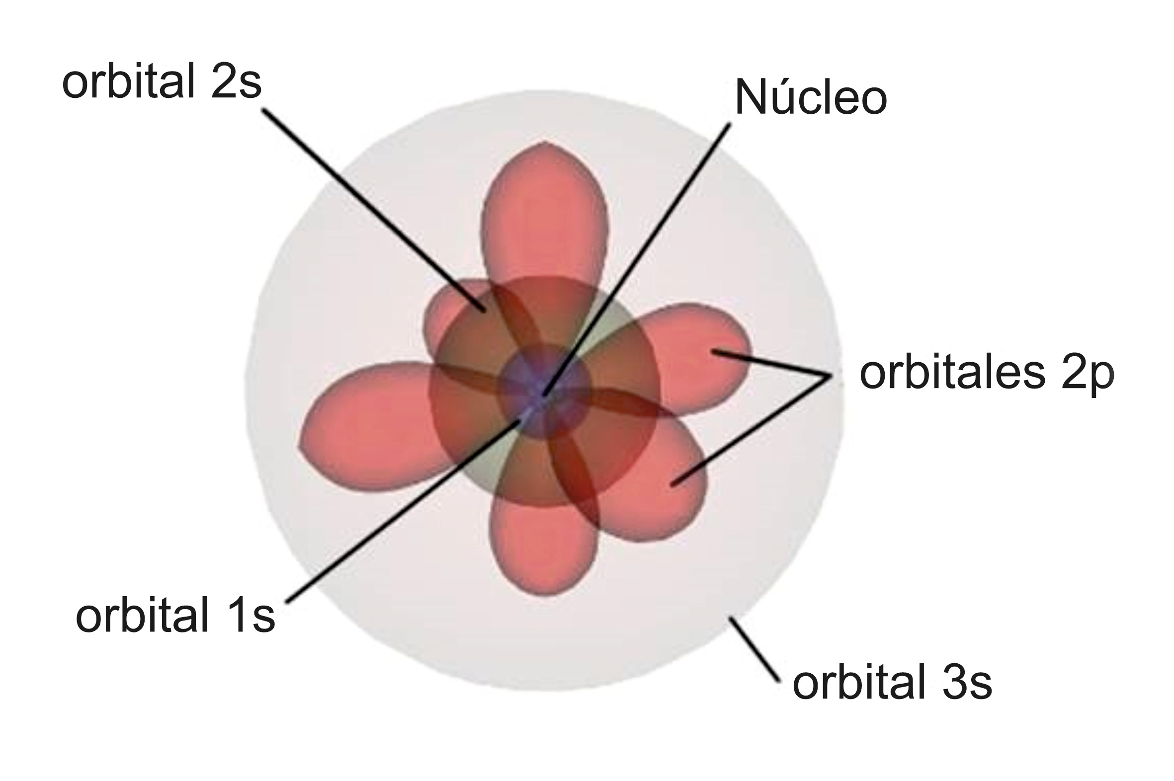 orbitales en los átomos